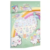 Einhorn Rainbow Aufkleber Set 4 Bögen