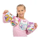 Einhorn Heart Diamantbesetztes Girlande Set, 4-teilig