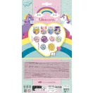 Einhorn Heart Diamantbesetztes Girlande Set, 4-teilig
