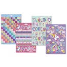Einhorn Flower Aufkleber-Set 4 Bögen