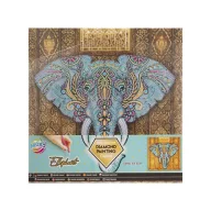 Elefant Gold Diamant-Malerei auf Leinwand 30x30 cm