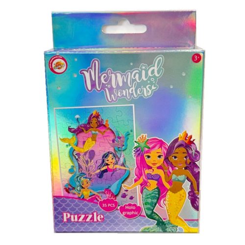 Meerjungfrau Shell hologramm mini puzzle 35 Stück