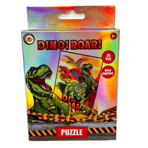 Dinosaurier Roar Holografisches Mini-Puzzle, 35-teilig