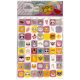 Tiere Melon Aufkleber-Set 112 Stk