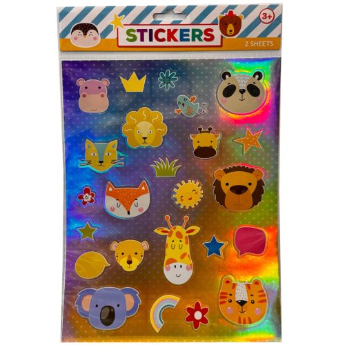 Tiere Head Hologramm-Aufkleber
