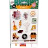 Farbe Travel Sticker-Set 3 Bögen