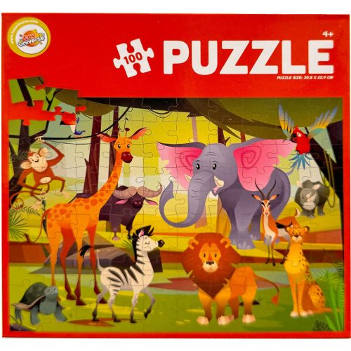 Tiere Jungle Puzzle mit 100 Teilen