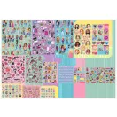 Farbe Besties Mädchen Mega-Sticker-Set 300 Stück