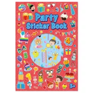Farbe Fun Red Party Red Fun Stickeralbum 8 Blätter