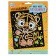 Tiere Moxy Tiger Hologramm-Aufkleberset