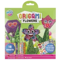 Farbe Flowers Origami-Blumen mit Zubehör