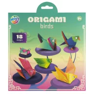 Tiere Birds Origami Papier, 18 Stück