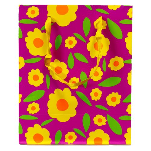 Farbe Neon Blumengeschenktasche, Geschenktasche 18x10x23 cm