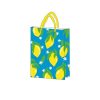 Farbe Neon Zitronen-Geschenktasche 18x10x23 cm
