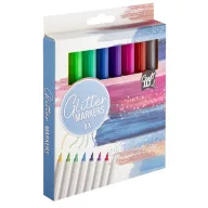 Farbe Craft Glitzer-Filzstifte Set 8-teilig