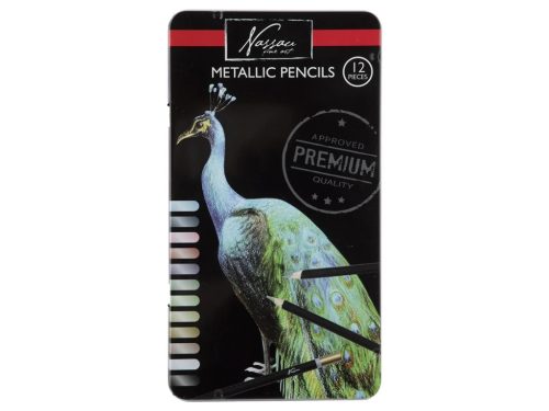 Farbe Nassau Metallische Bleistifte 12er Set