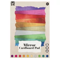 Farbe Craft Spiegelkartonpapier A4, 10 Farben