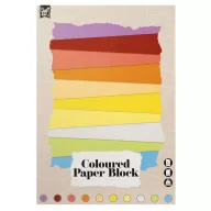 Farbe Craft Zeichenblock 24x34 cm 12 Farben