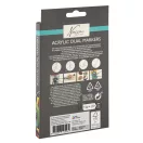 Farbe Nassau 6-teiliges Acryl-Doppelfilzstift-Set