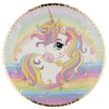 Einhorn Rainbow Papierteller 6er-Set, 23 cm