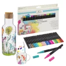 Farbe Nassau Glas- und Porzellanmalstift Set, 24-teilig