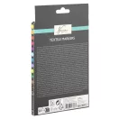 Farbe Nassau doppelseitiger, waschbarer Textilstift, 12 Stück