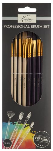 Farbe Nassau  Professionelles Pinselset 10 Stück