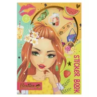 Farbe Summer Mädchen Aufkleberalbum 8 Seiten