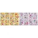 Farbe Summer Mädchen Aufkleberalbum 8 Seiten