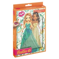   Farbe Besties Mädchen Diamant-Geschenk Notizbuch mit festem Einband A5