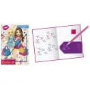 Farbe Besties Shopping Mädchen Diamant-Kunstharz A5 Notizbuch mit hartem Umschlag