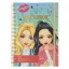 Farbe Besties Duo Mädchen Spiralnotizbuch, Heft A5