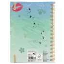 Farbe Besties Duo Mädchen Spiralnotizbuch, Heft A5