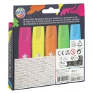 Farbe Neon Set aus 5 bunten Textmarkern