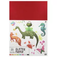 Farbe Moxy glänzendes kreatives Papier Set 8 Bögen