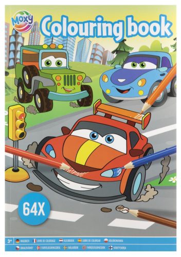 Fahrzeug Moxy Malbuch 64 Seiten
