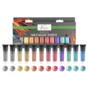 Farbe Nassau Metallic Acrylfarben Set 12-teilig