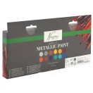 Farbe Nassau Metallic Acrylfarben Set 12-teilig