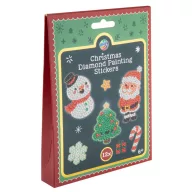 Weihnachten Holiday Diamantstein Aufkleber Set, 12-teilig
