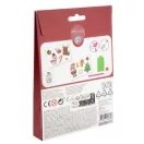 Weihnachten Holiday Diamantstein Aufkleber Set, 12-teilig