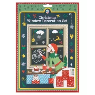 Weihnachten Holiday i Fenster Dekorationsset