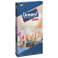Blume Craft Tulpen 3-teiliges Diamant-Punkt-Mosaik Set