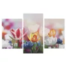 Blume Craft Tulpen 3-teiliges Diamant-Punkt-Mosaik Set