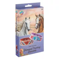 Tiere Moxy Pferde Diamant Perlen Armband Set 2 Stück