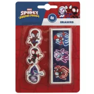 Spiderman Spidey Friends form Radiergummi Set 4-teilig