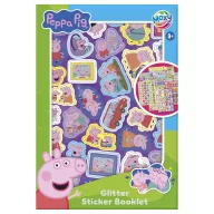 Peppa Wutz Family Glitzer-Aufkleberalbum 8 Seiten