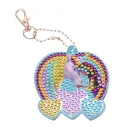 Unicorn Academy Friends Diamantmalerei Schlüsselanhänger Bastelset