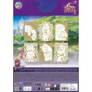Unicorn Academy Shine Glitzer Malbuch A4