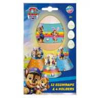 Paw Patrol Easter Eieraufkleber-Set mit Halter