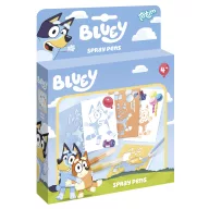 Bluey Happy kreatives Set mit Spray-Stiften